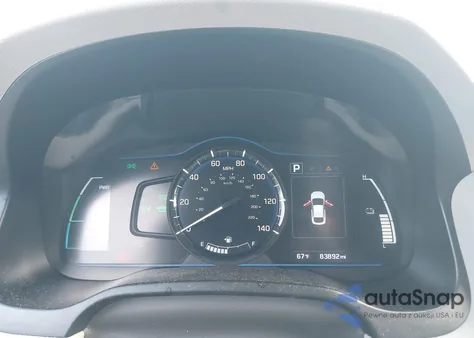 2019 Hyundai Ioniq Hybrid Blue from USA, damaged, VIN KMHC65LC3KU119098